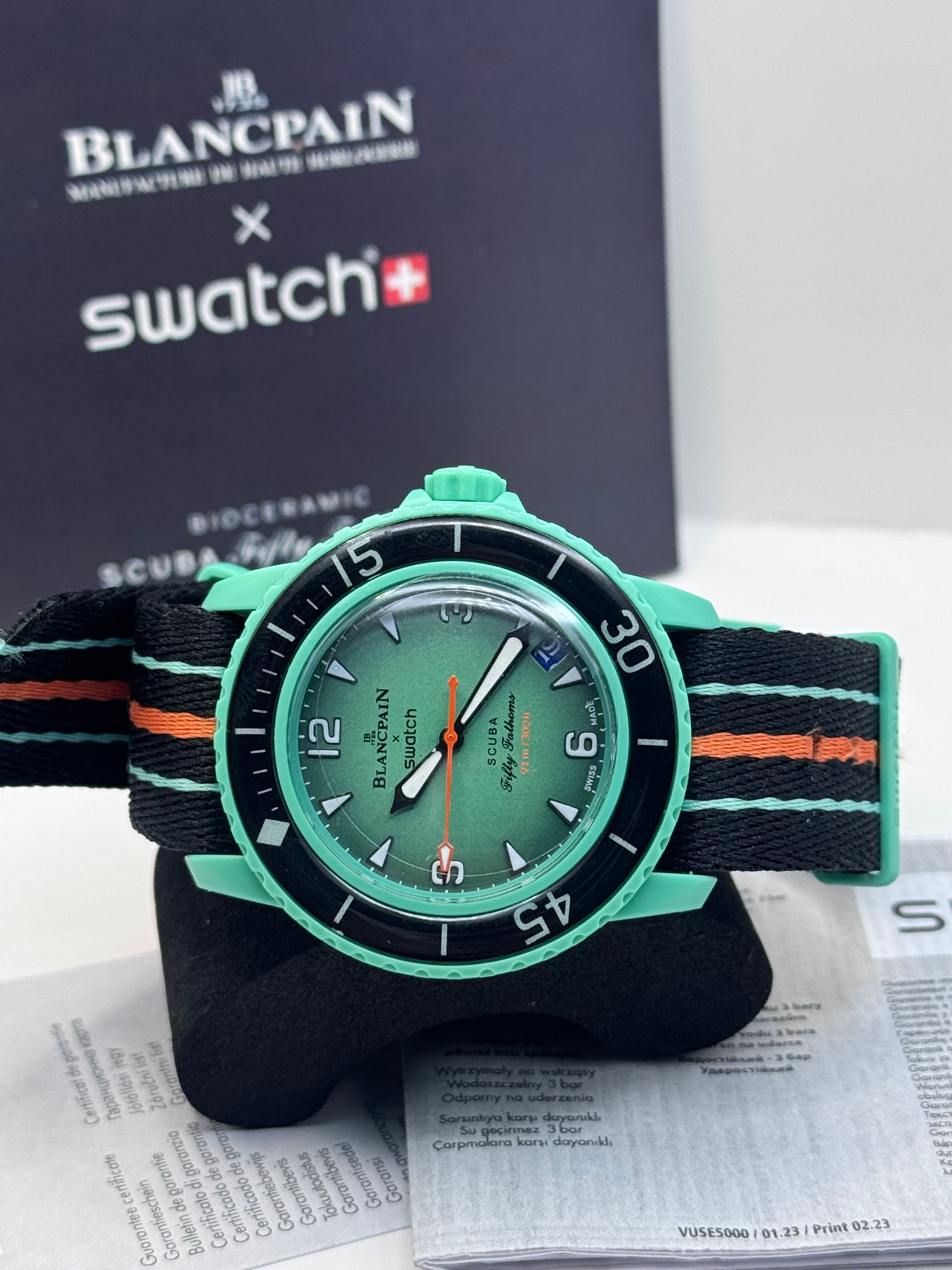Swatch x Blancpaint Scuba Fifty Fathoms Indian Ocean