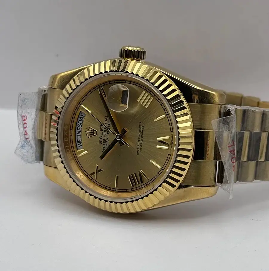 Miniatura: Rolex Day Date President Gold Romain Numbers 41mm