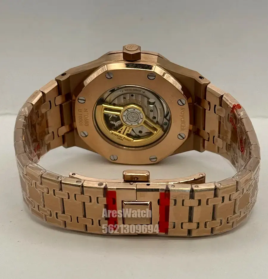 Miniatura: Audemars Piguet Royal Oak Rose Gold Blue Dial 42mm