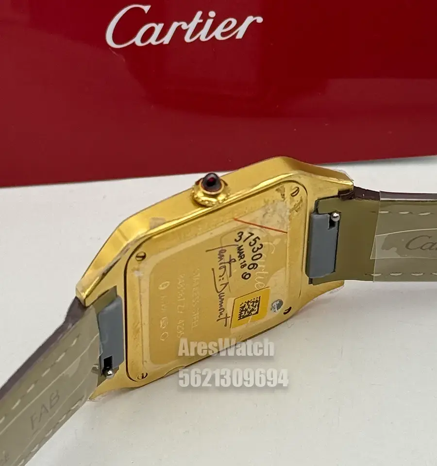 Miniatura: Cartier Santos Louis Dumont WGSA0097 Burgundy Swiss