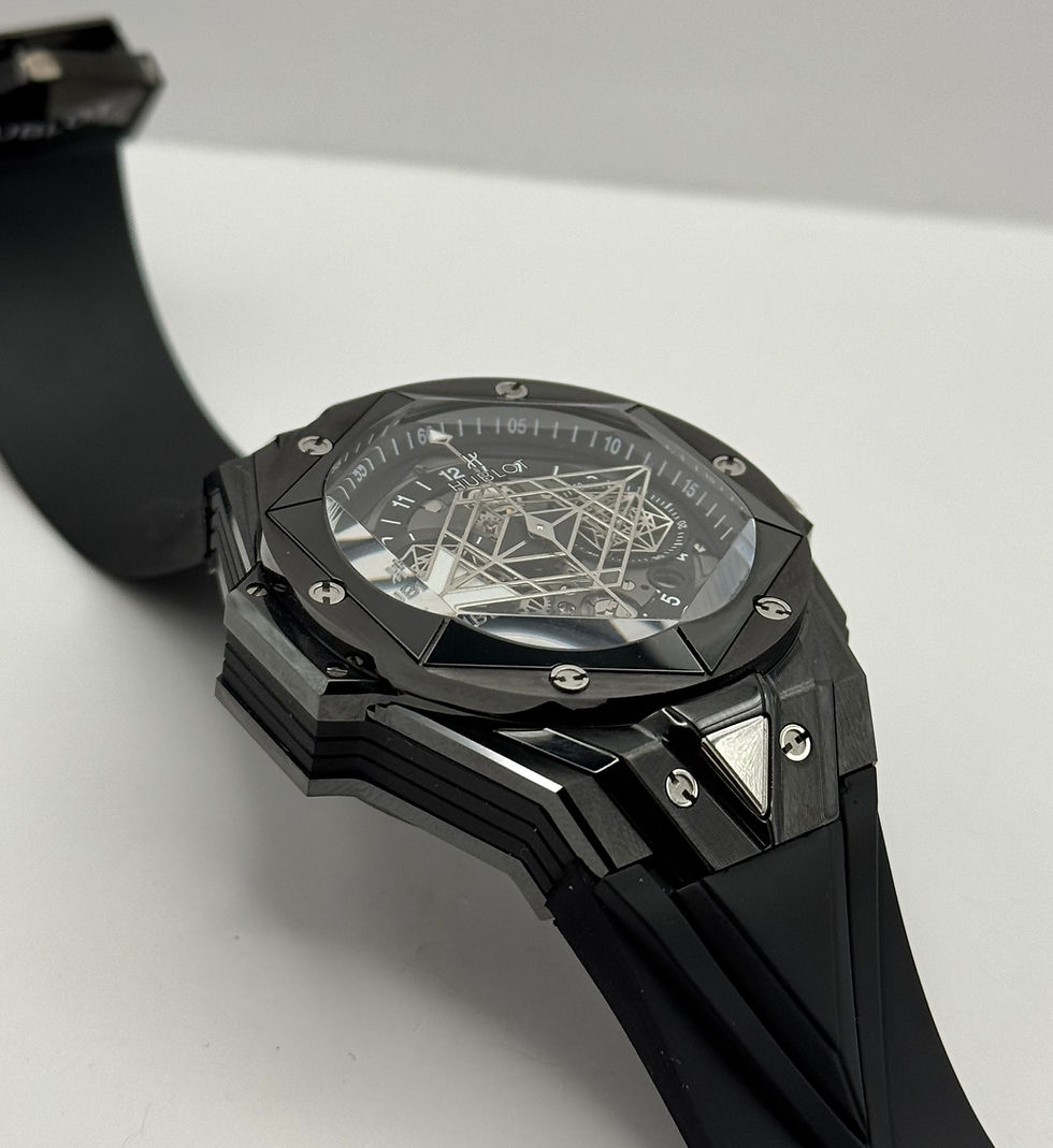 Miniatura: Hublot Big Bang Unico Sang Bleu II Ceramic Black Swiss