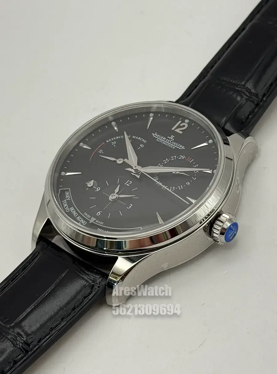 Miniatura: Jaeger LeCoultre Master Geographic Black dial Swiss