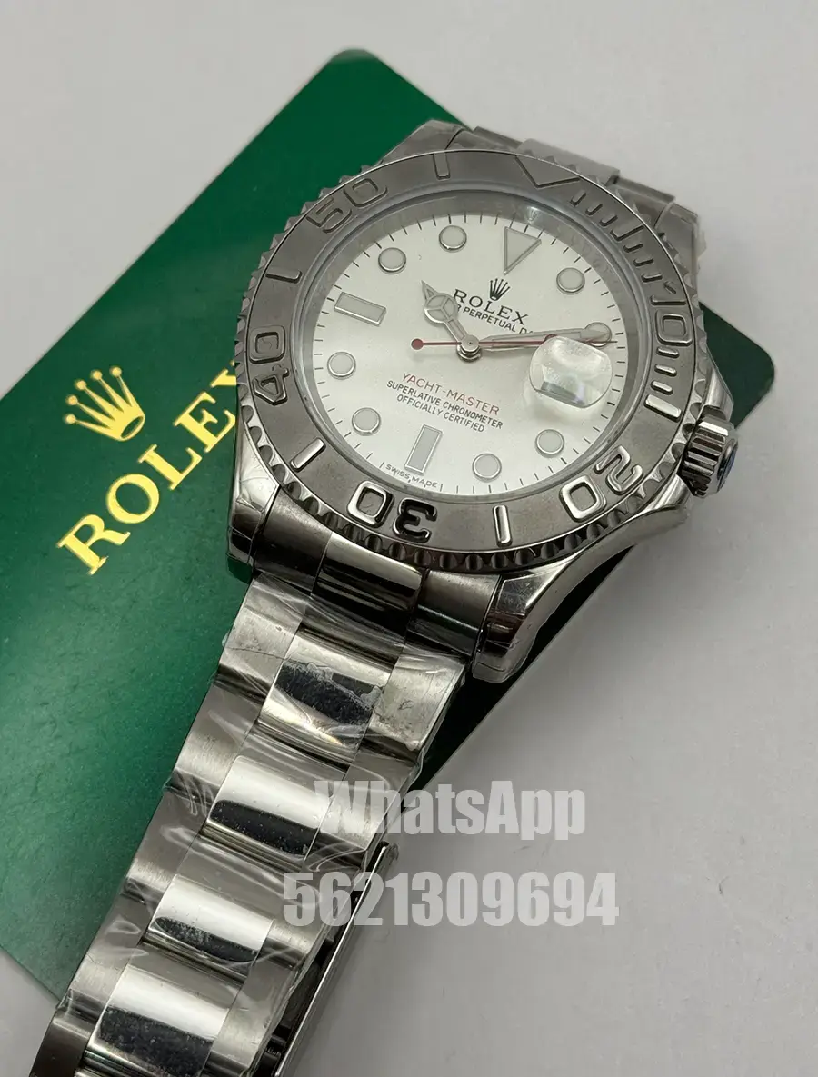 Miniatura: Rolex Yacht Master 40 Platinum Dial Swiss