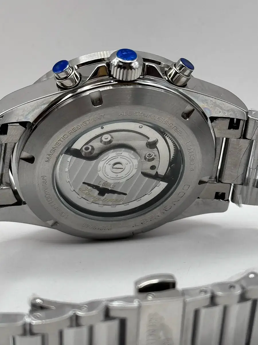 Miniatura: Longines Conquest Chronograph Blue Dial Silver