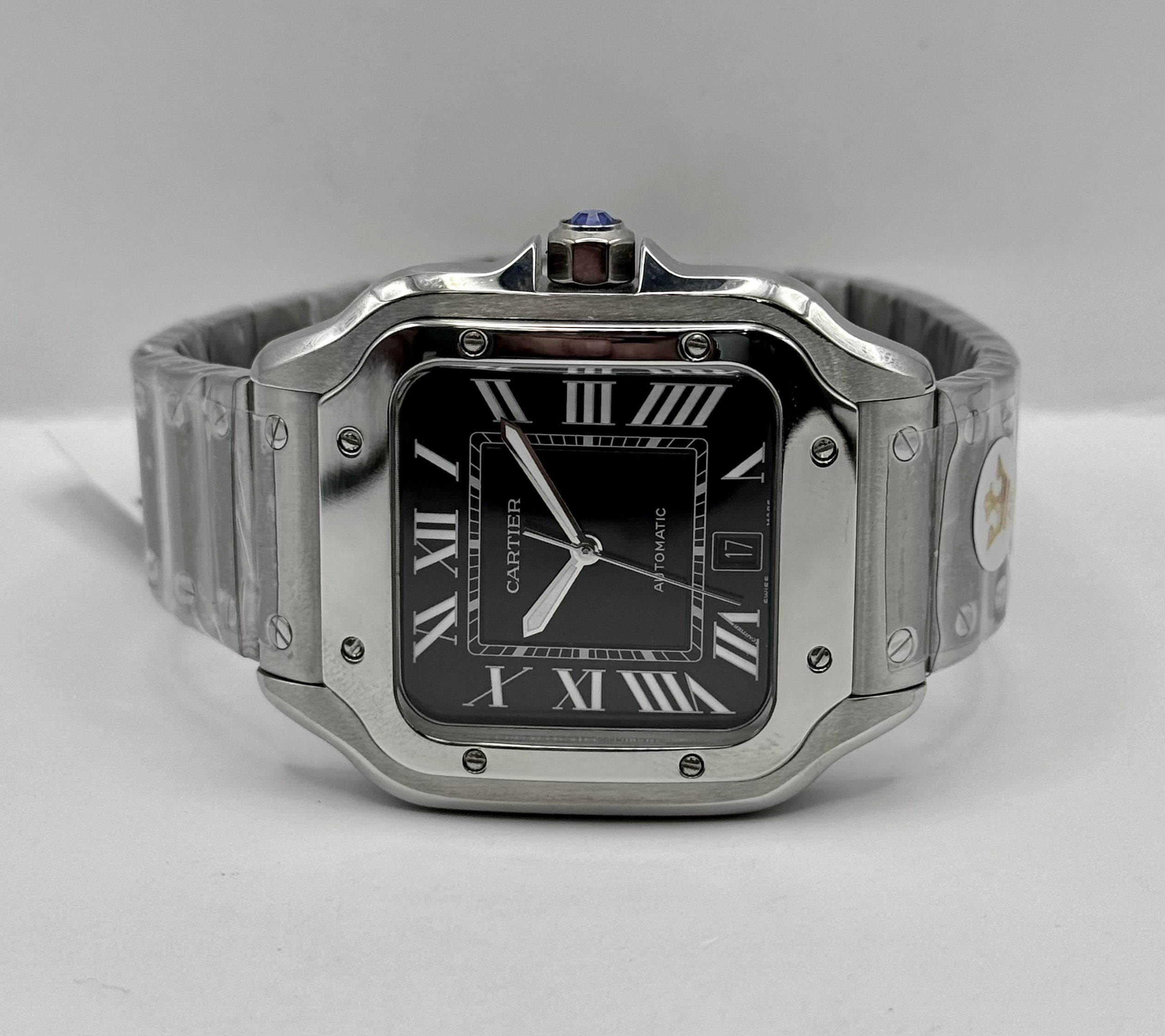 Cartier Santos Large Black Dial Automatic