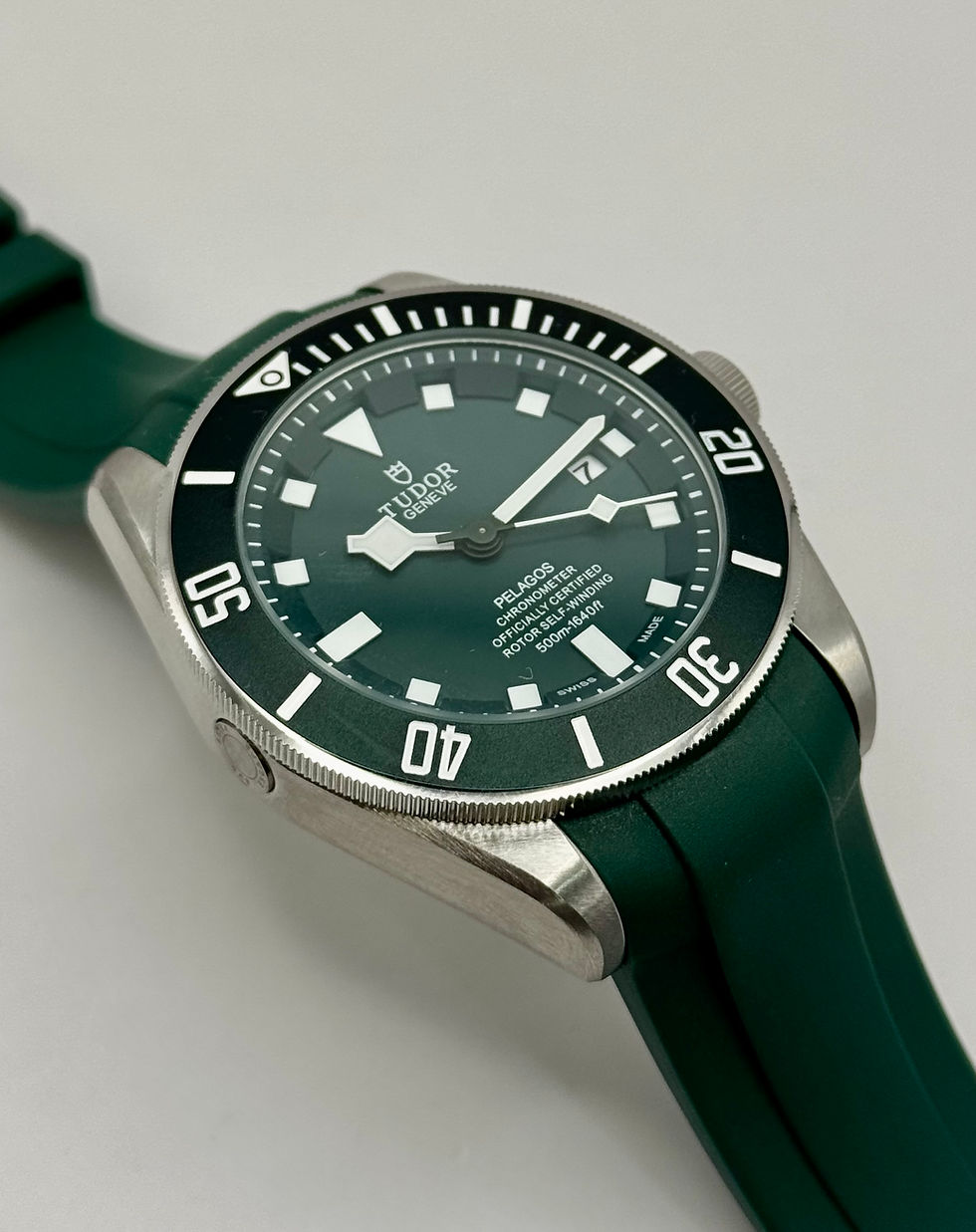 Miniatura: Tudor Pelagos Green Rubber Strap