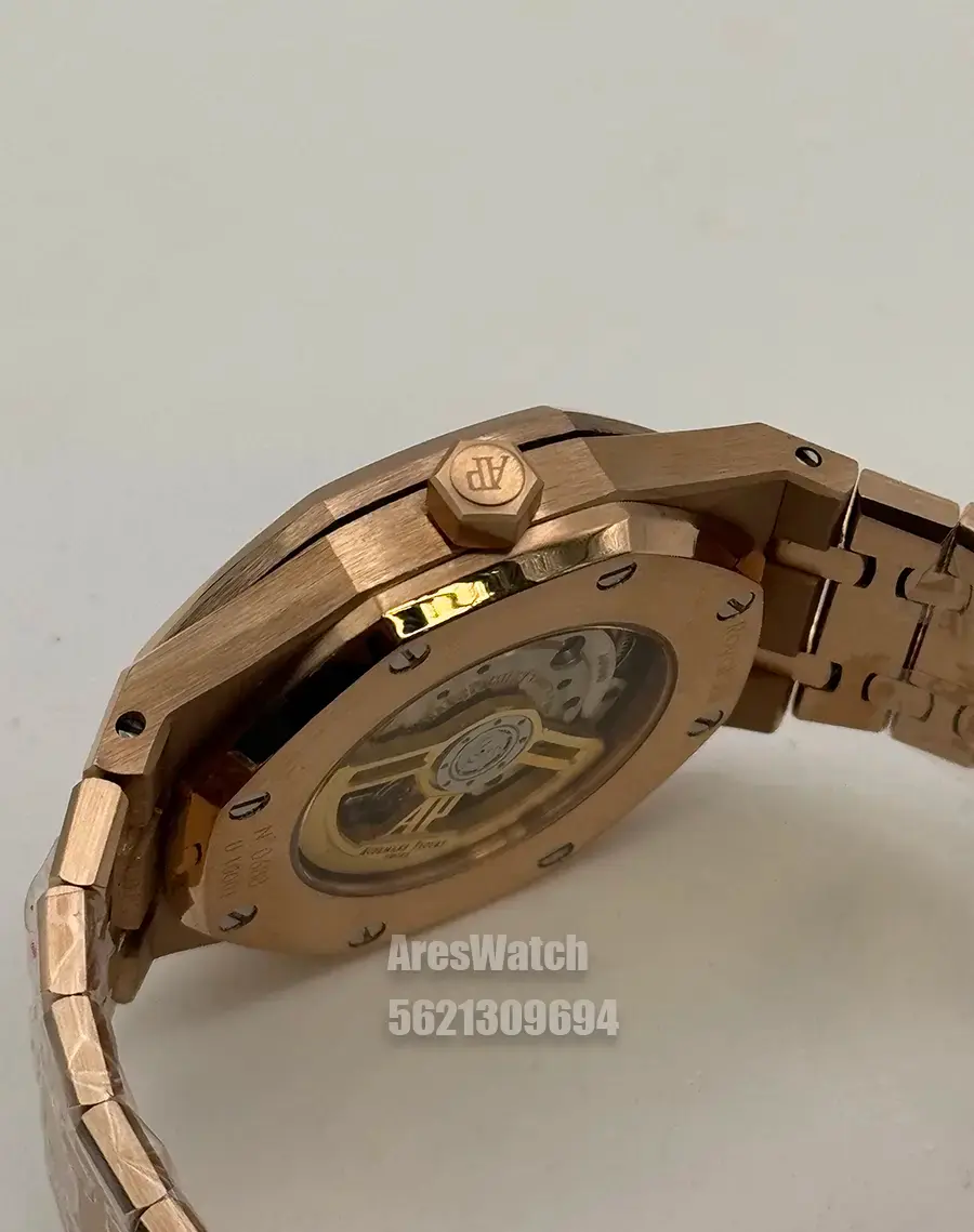 Miniatura: Audemars Piguet Royal Oak Rose Gold Blue Dial 42mm