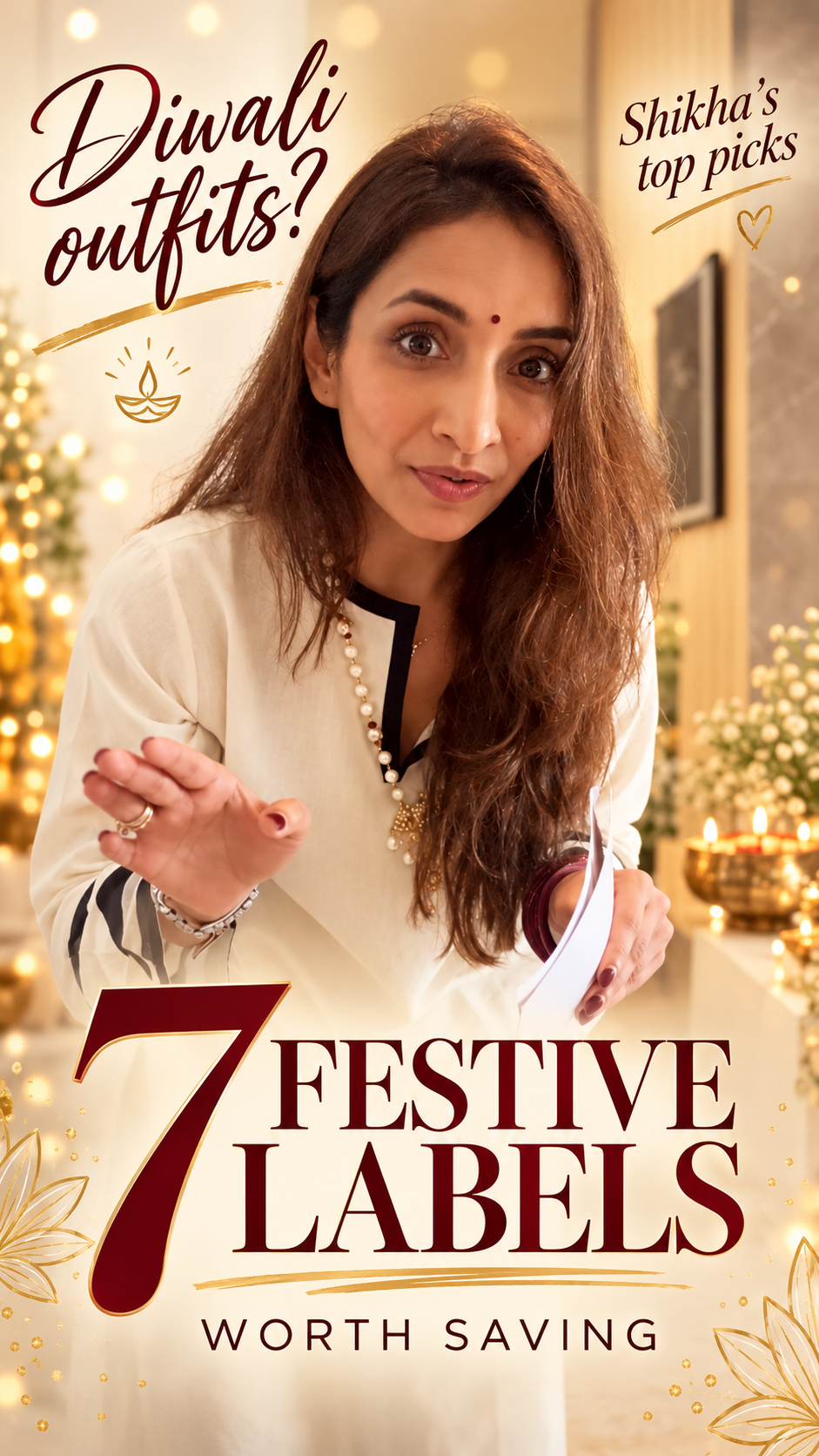 Shikha presenting seven Indian wear labels for festive outfit shopping
