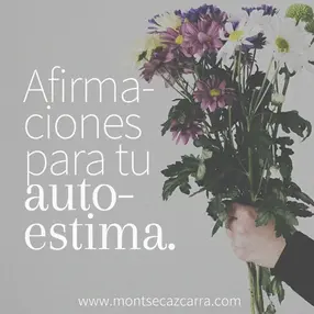 Afirmaciones para tu autoestima