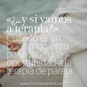 ¿Y si hacemos terapia de pareja?