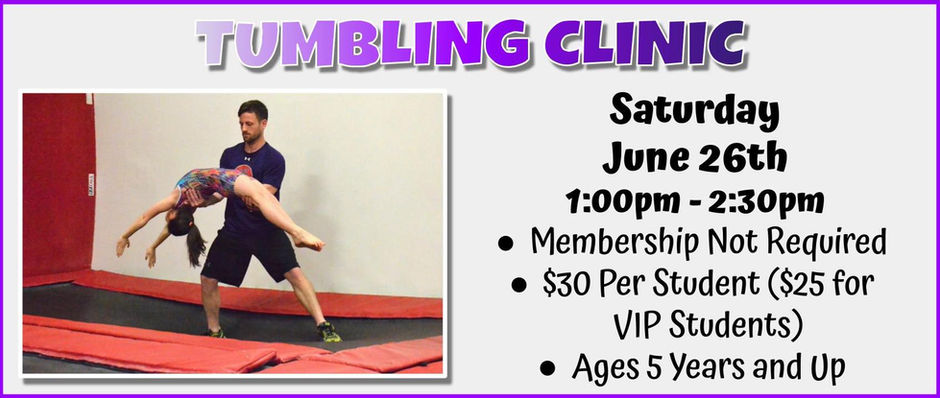 Tumbling Clinic 6/26