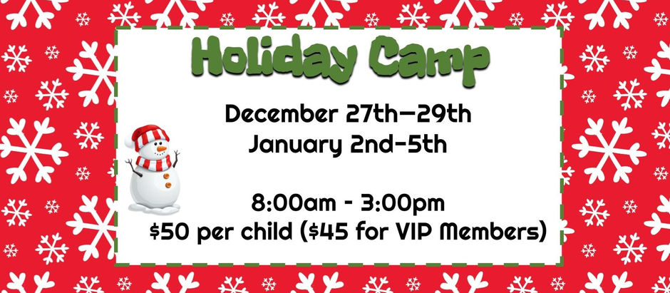Holiday Camps and Hours