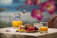 Orange juice in glass & Jug