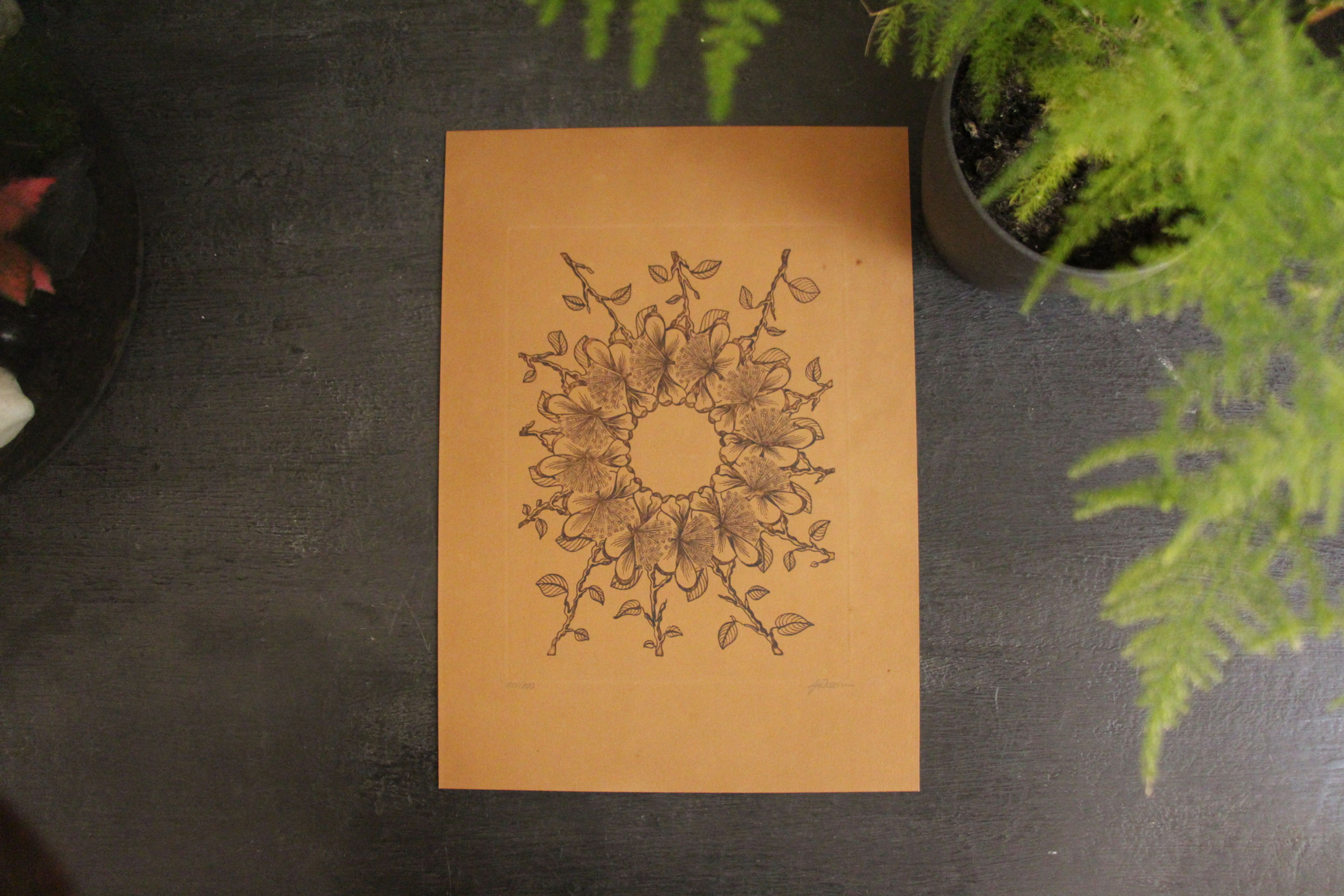 "THE" Gravure de CULTIVER LES COULEURS