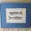 Miniature : "Duo de sardines" Aquarelle originale encadrée de Paulin et Cassandre