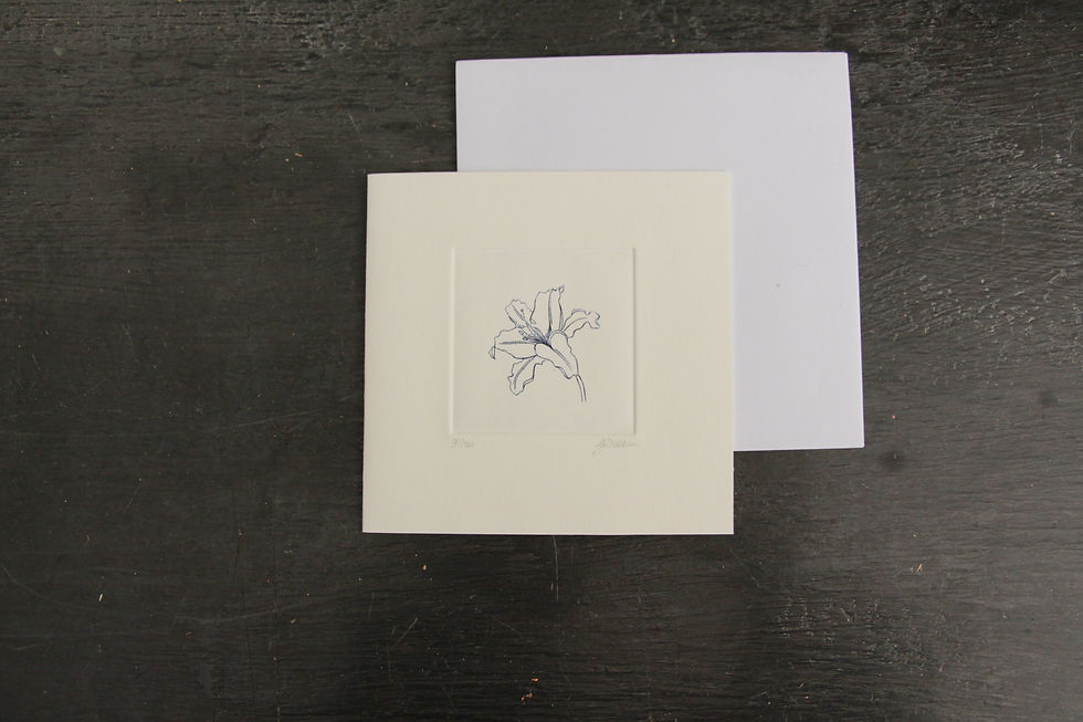Miniature : "LE LYS" Gravure de CULTIVER LES COULEURS