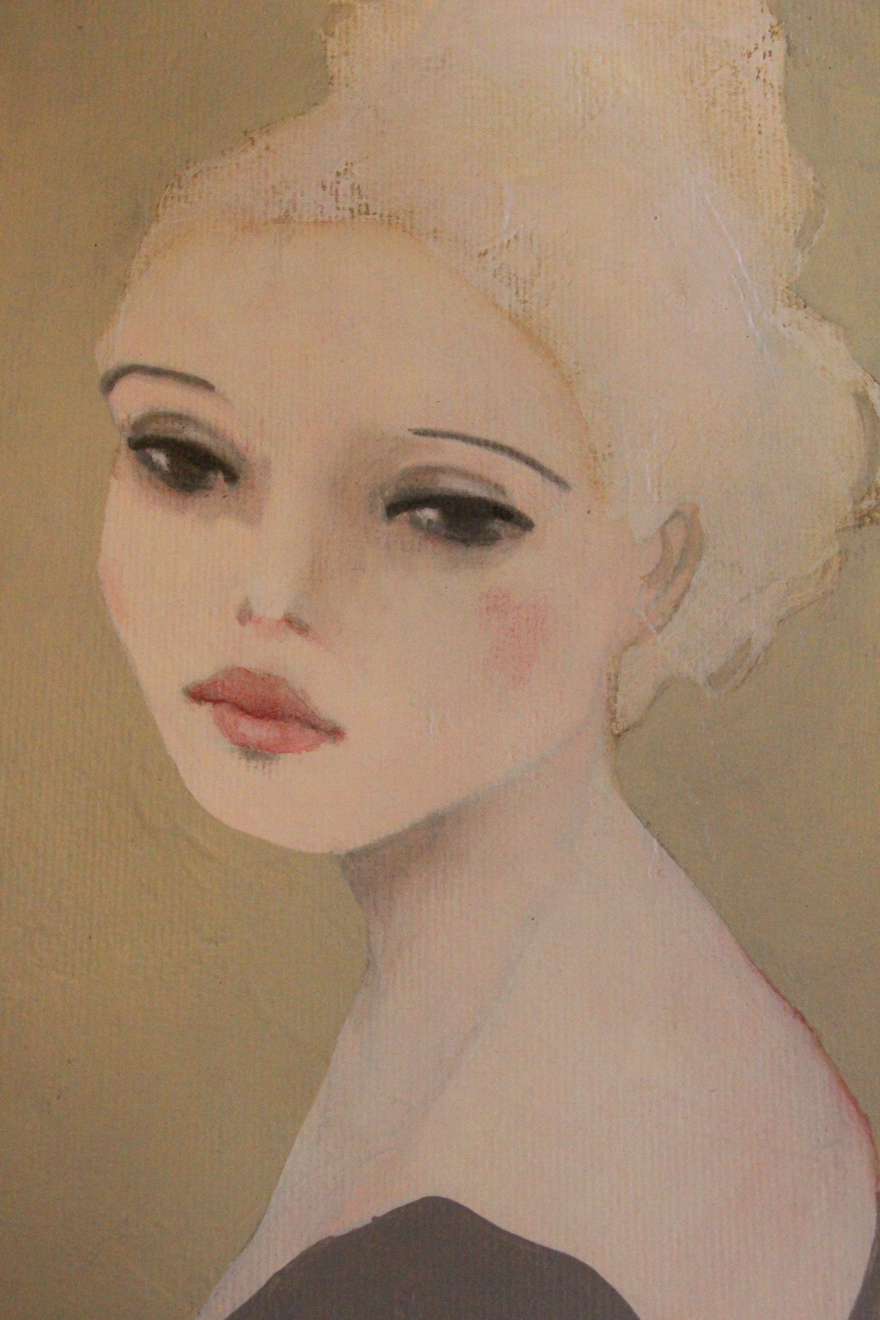 "Force tranquille" peinture originale de Carine Bouvard