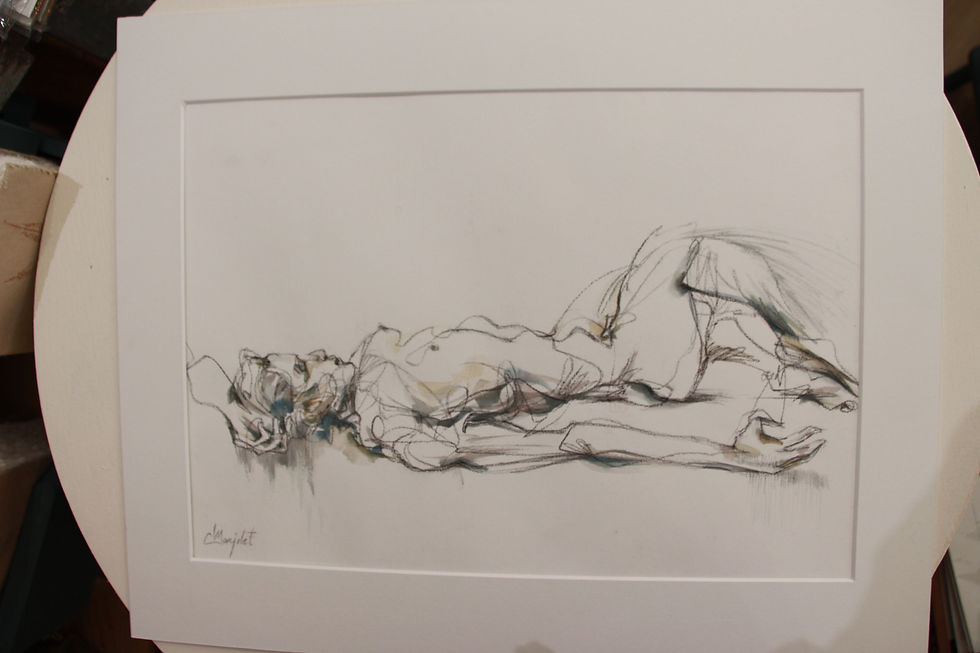 Miniature : Esquisse originale de Christophe Marjolet en vente à la galerie d'art de bordeaux Bokehli, spécialisée dans le petit format et sur www.bokehli.fr