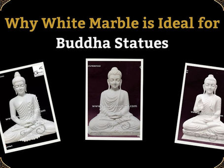 Buddha marble statue
