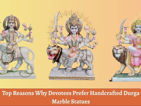Durga Marbele Statue