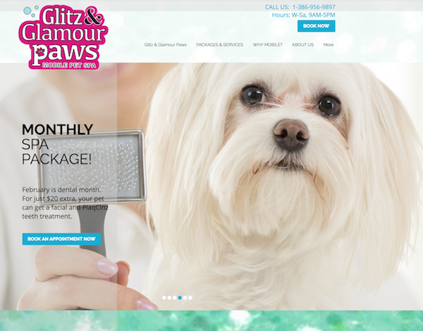 Glitz & Glamour Paws launches new website