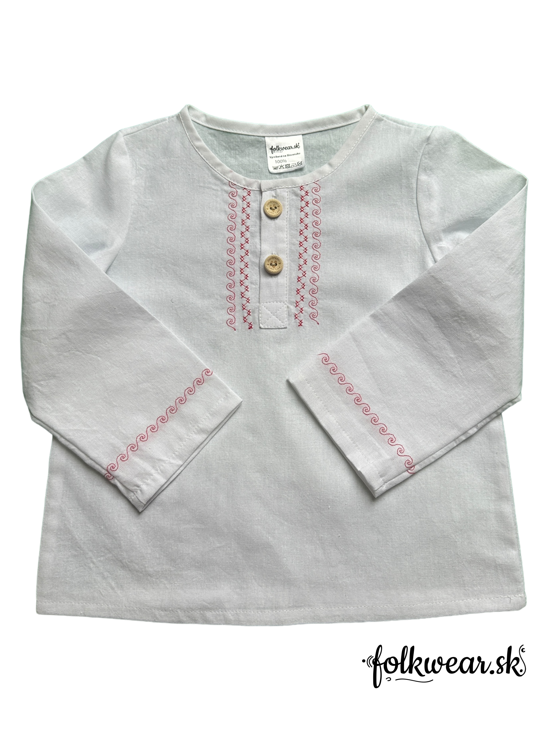 Chlapčenská vyšívaná košela