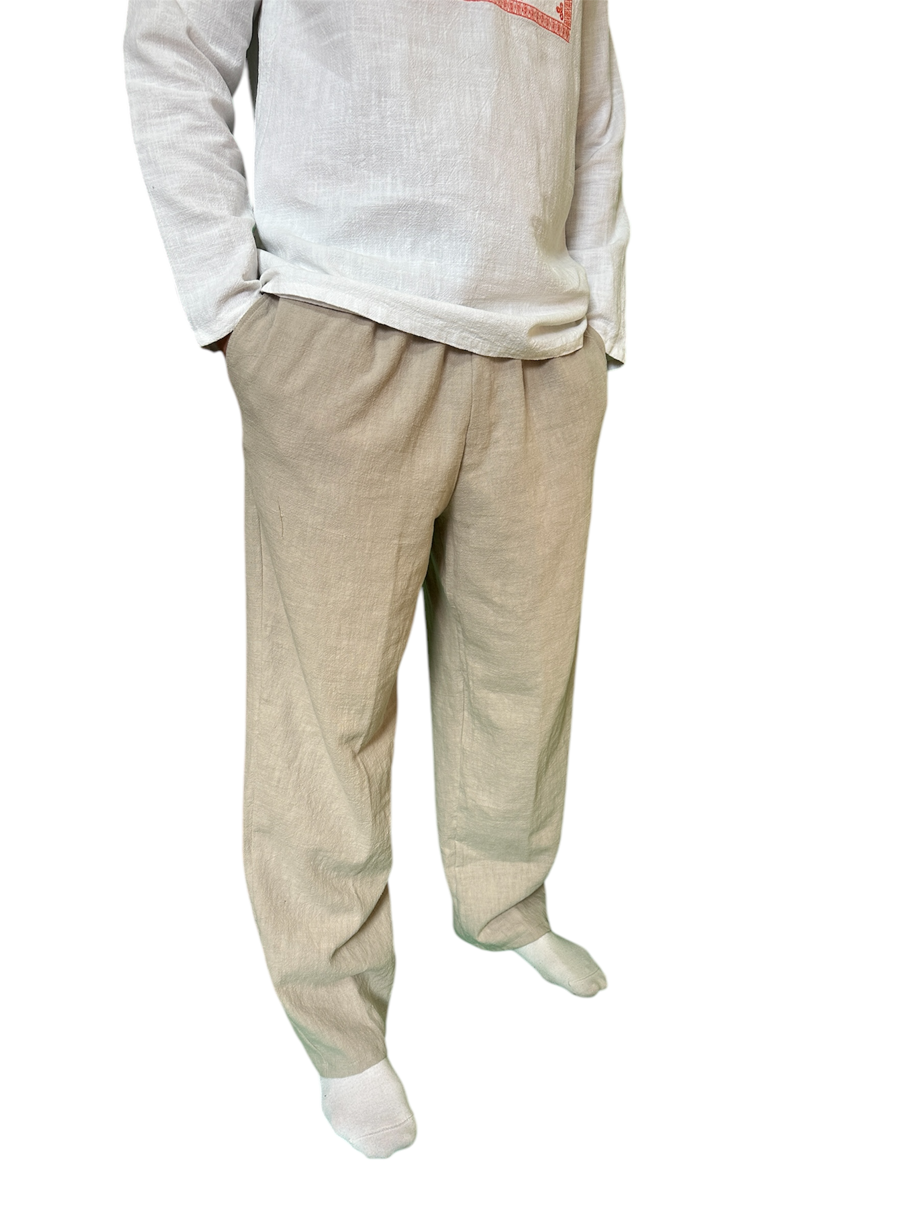 Pánske ľanové nohavice