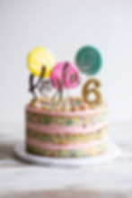 Custom topper candle number and candy