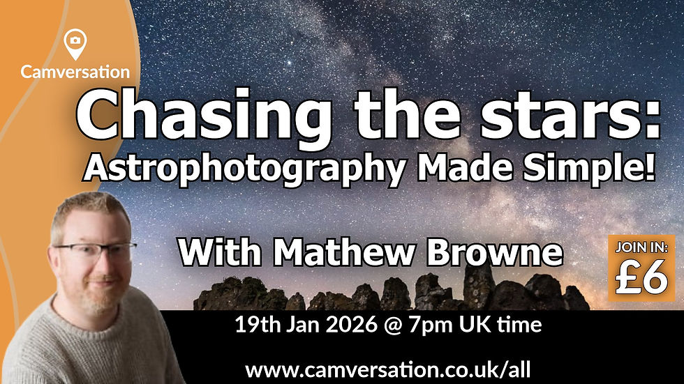 An Introduction To Astrophotography with Mathew Browne