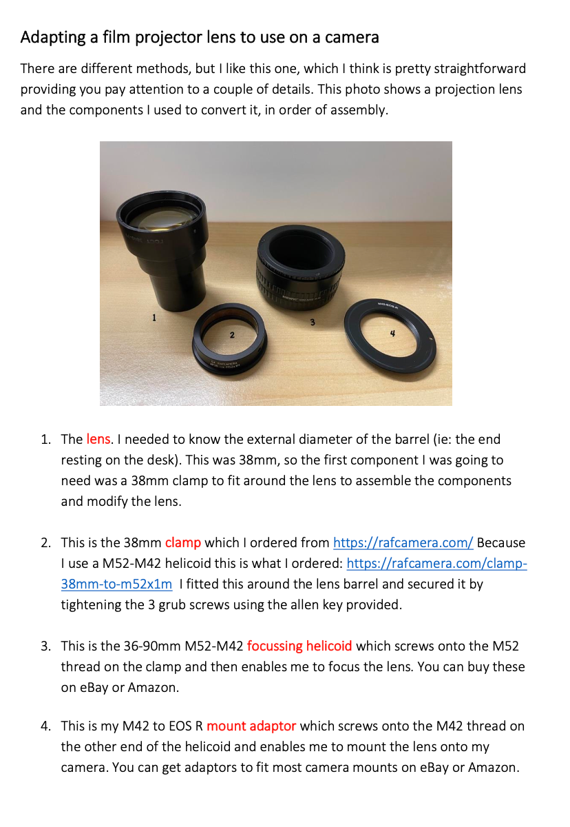 Thumbnail: GUIDE: Vintage & Projector Lenses with Rose Atkinson