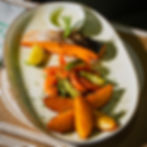 Grilled Salmon Milk Vegetable