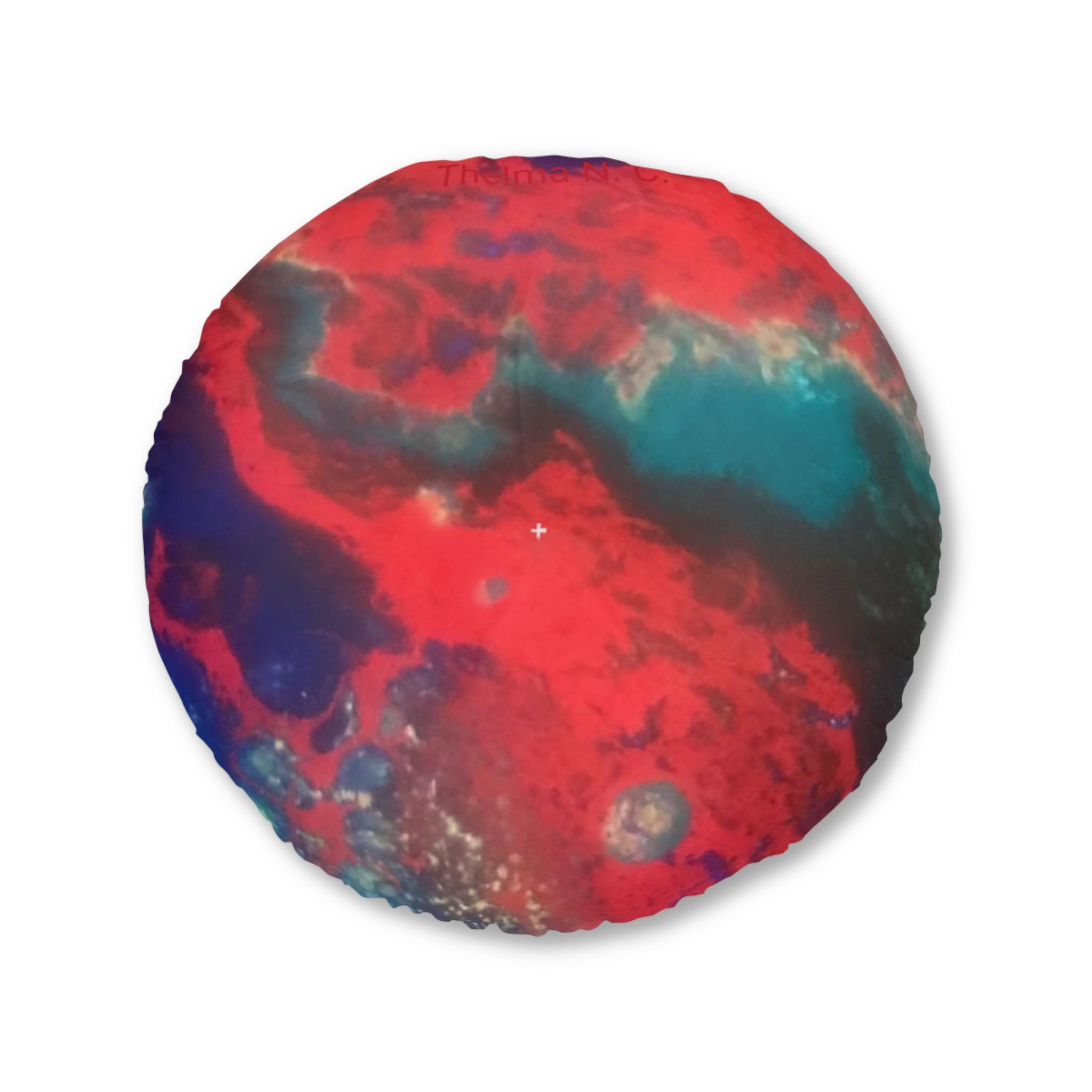 Tufted Floor Pillow, Round