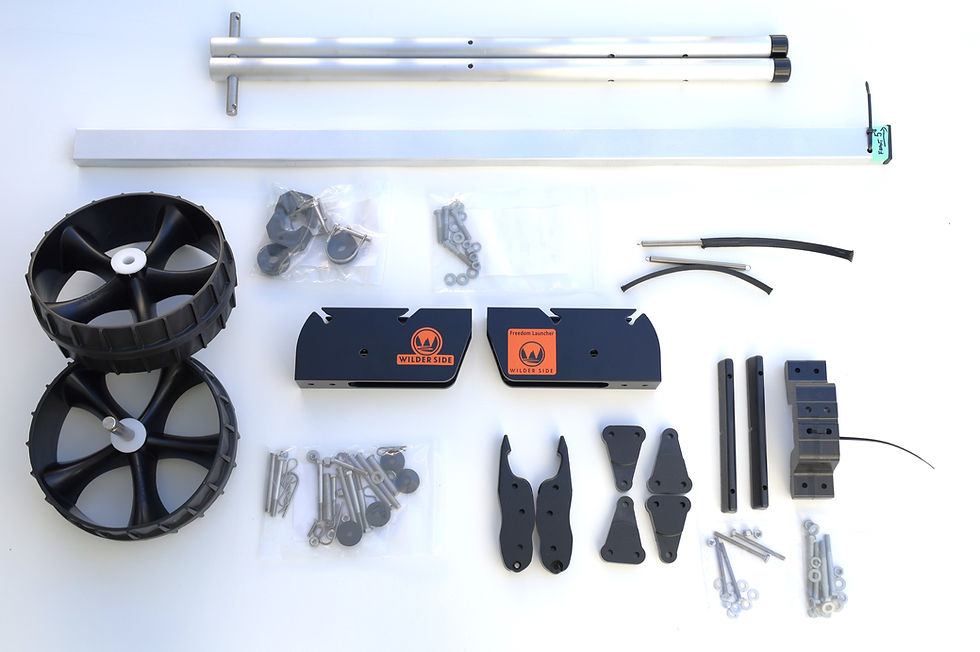 Thumbnail: Freedom Launcher® Kayak Landing Gear - Sportsman Classic for Hobie Outback