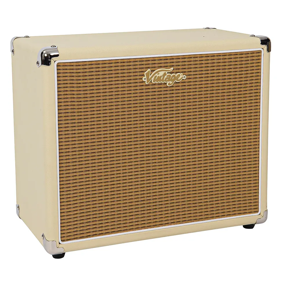 Vintage 10 Guitar Amplifier Speaker Cabinet Vintage White For Sale Sarum Guitars & Drums Salisbury Wiltshire SP1 1EL Music Sh
