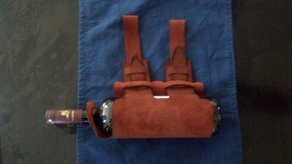 Bicycle wine carrier