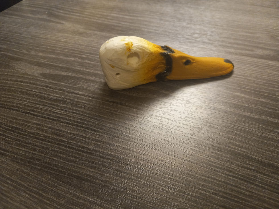 Thumbnail: artificial Mallard drake painted head