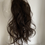 Thumbnail: Dark brown (2) 14 inches loose body hair scrunchie   