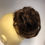 Thumbnail: Medium brown human hair short Scrunchie 