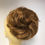 Thumbnail: Light golden brown short human hair Scrunchie 