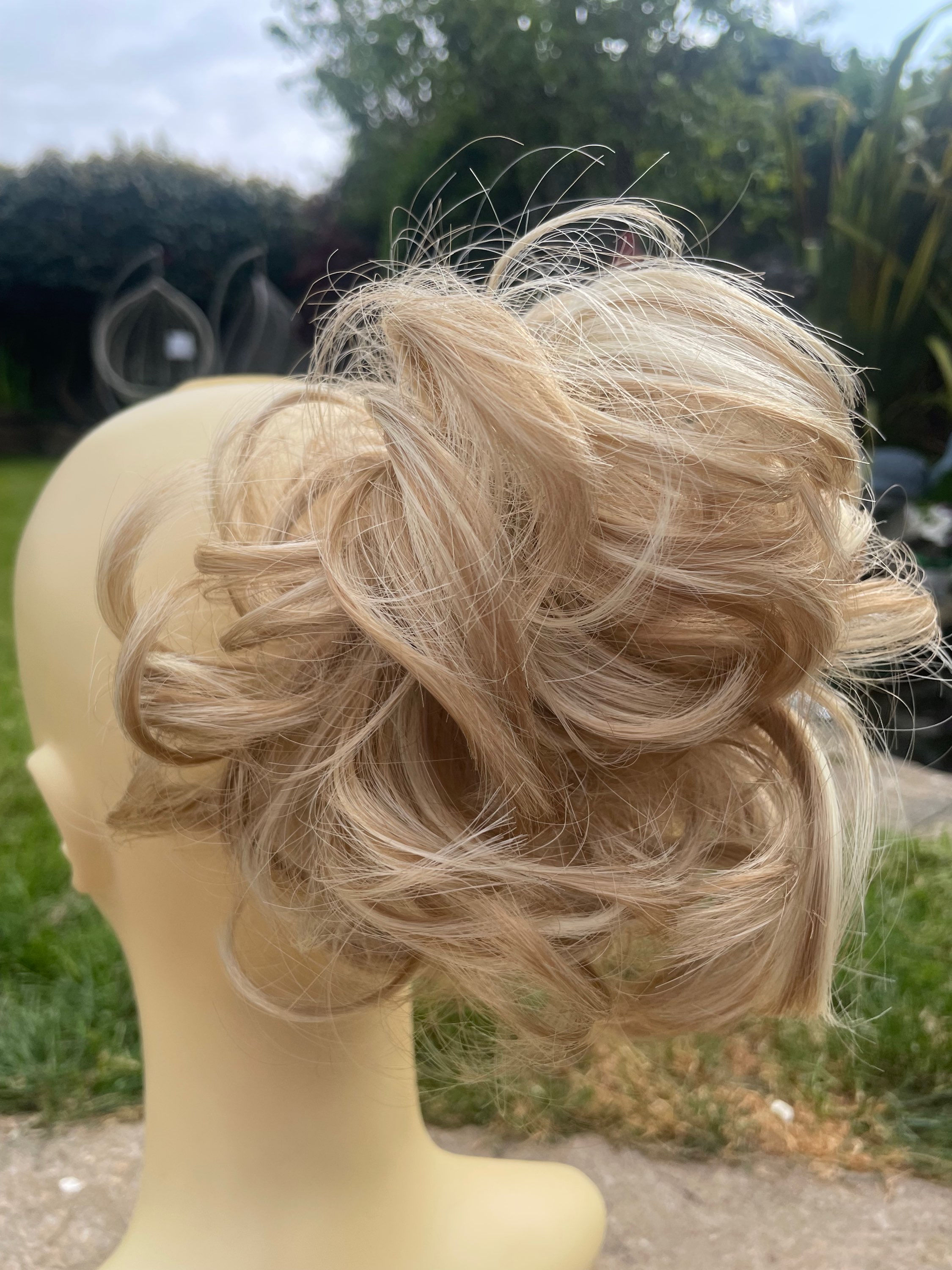 Beautiful natural blondecolour hair Scrunchie