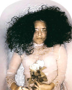 ''Three Essential Roses'', From the collcetion of photographs ''Gone Around the Bend''