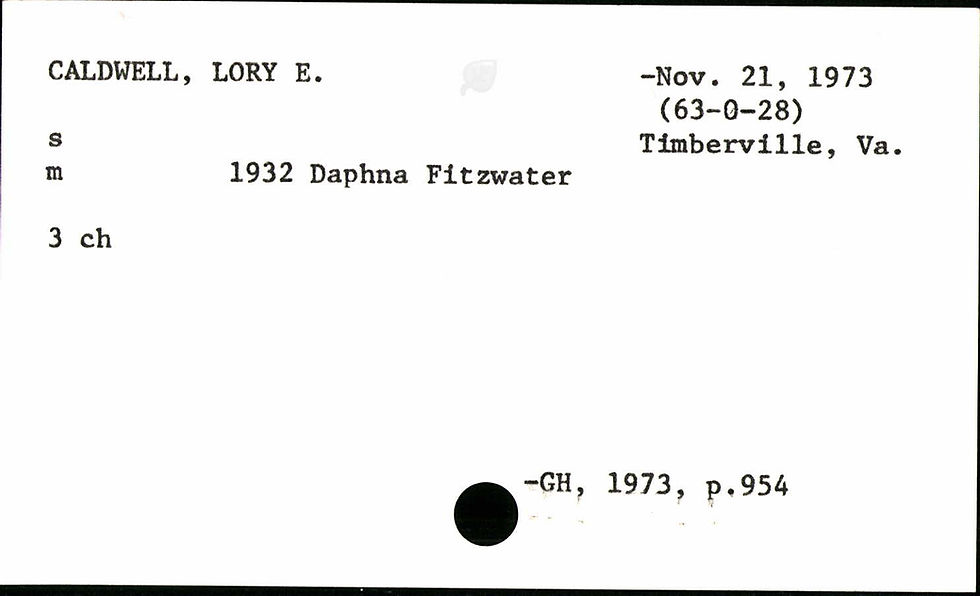 Lory Mennonite Record