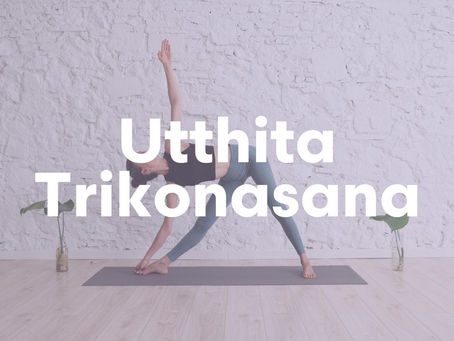 UTTHITA TRIKONASANA - POSTURA DEL TRIÁNGULO