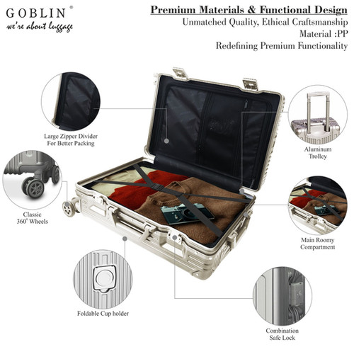 Cabin Trolley Goblin Yorker Trolley Bag Goblin Foldable Travel Bag