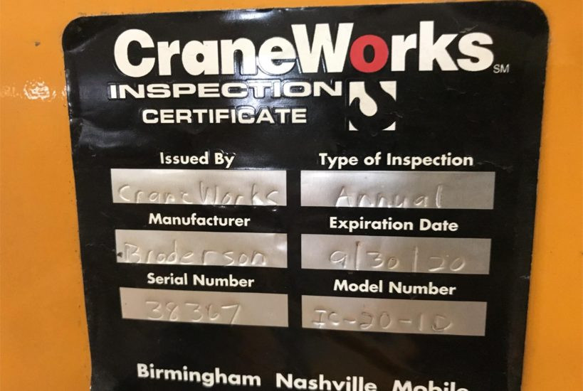 Thumbnail: 1997 Broderson IC20-1D Crane