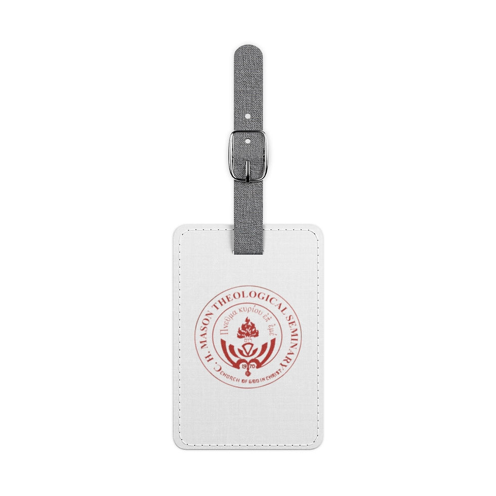Thumbnail: Saffiano Polyester Luggage Tag, Rectangle
