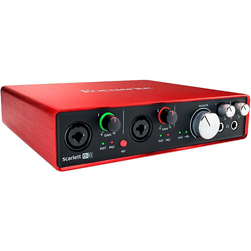 Focusrite Scarlett 6i6 (1st Gen) Audio Interface | Feminist Synth Lab