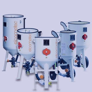 elcometer Abrasive Blasting Pots for industrial surface preparation.