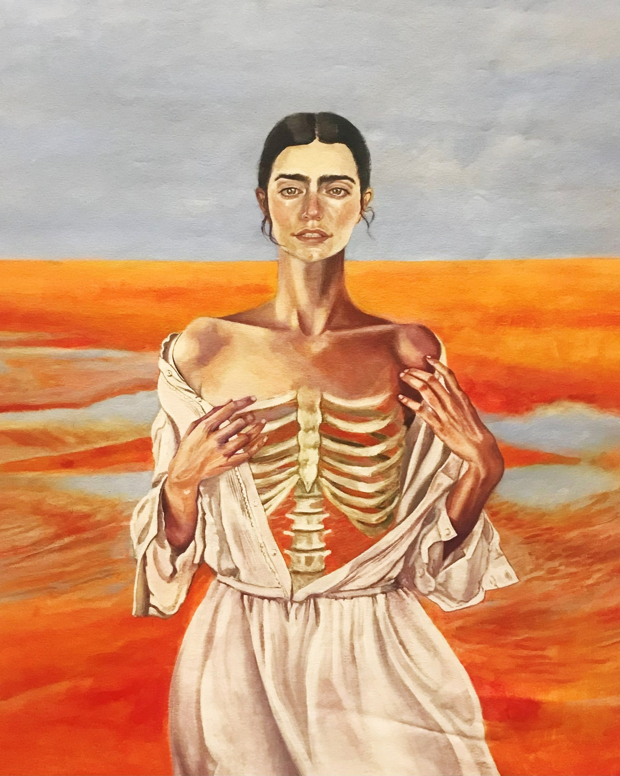 'Skeleton Woman' Print