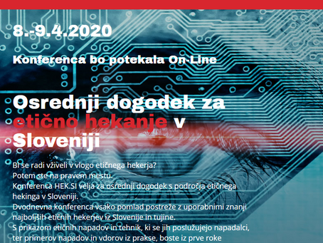 TOP 4 predavanja na največji hekerski konferenci v Sloveniji brezplačno